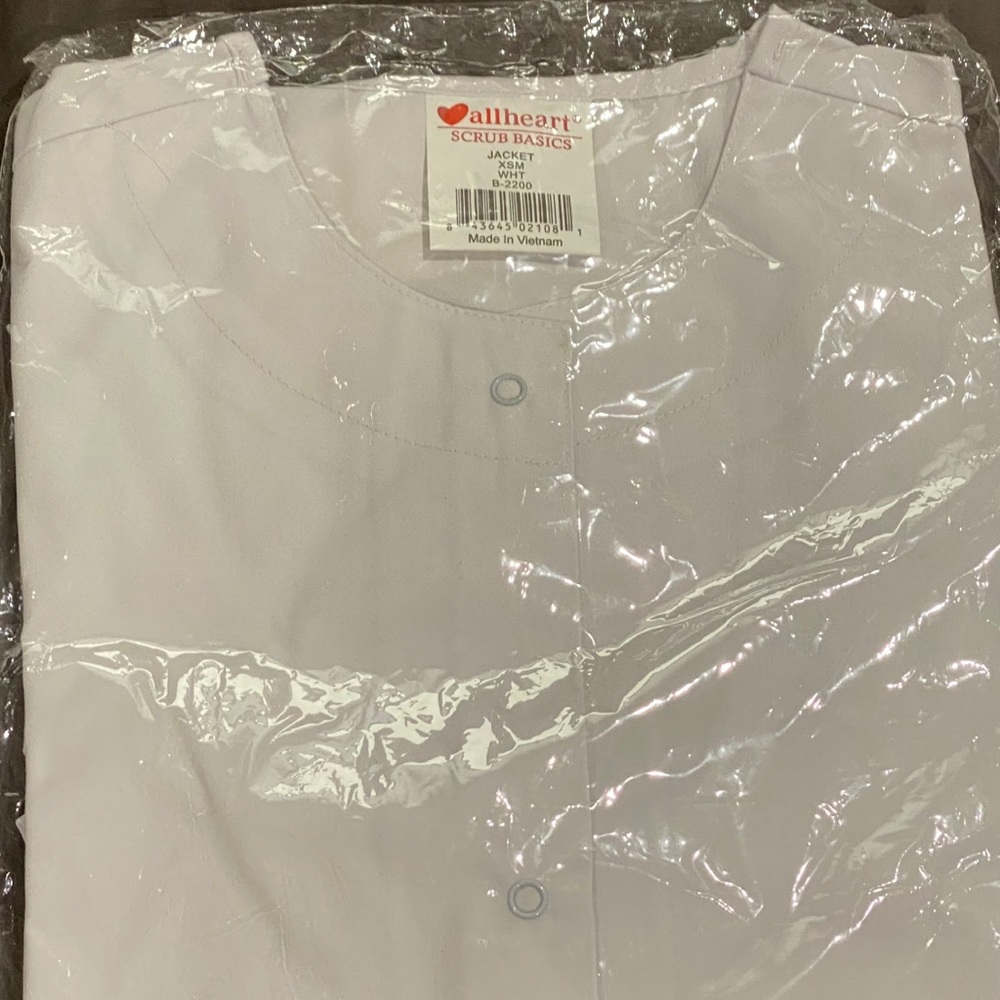 Allheart white jacket XSM - Picture 3 of 3